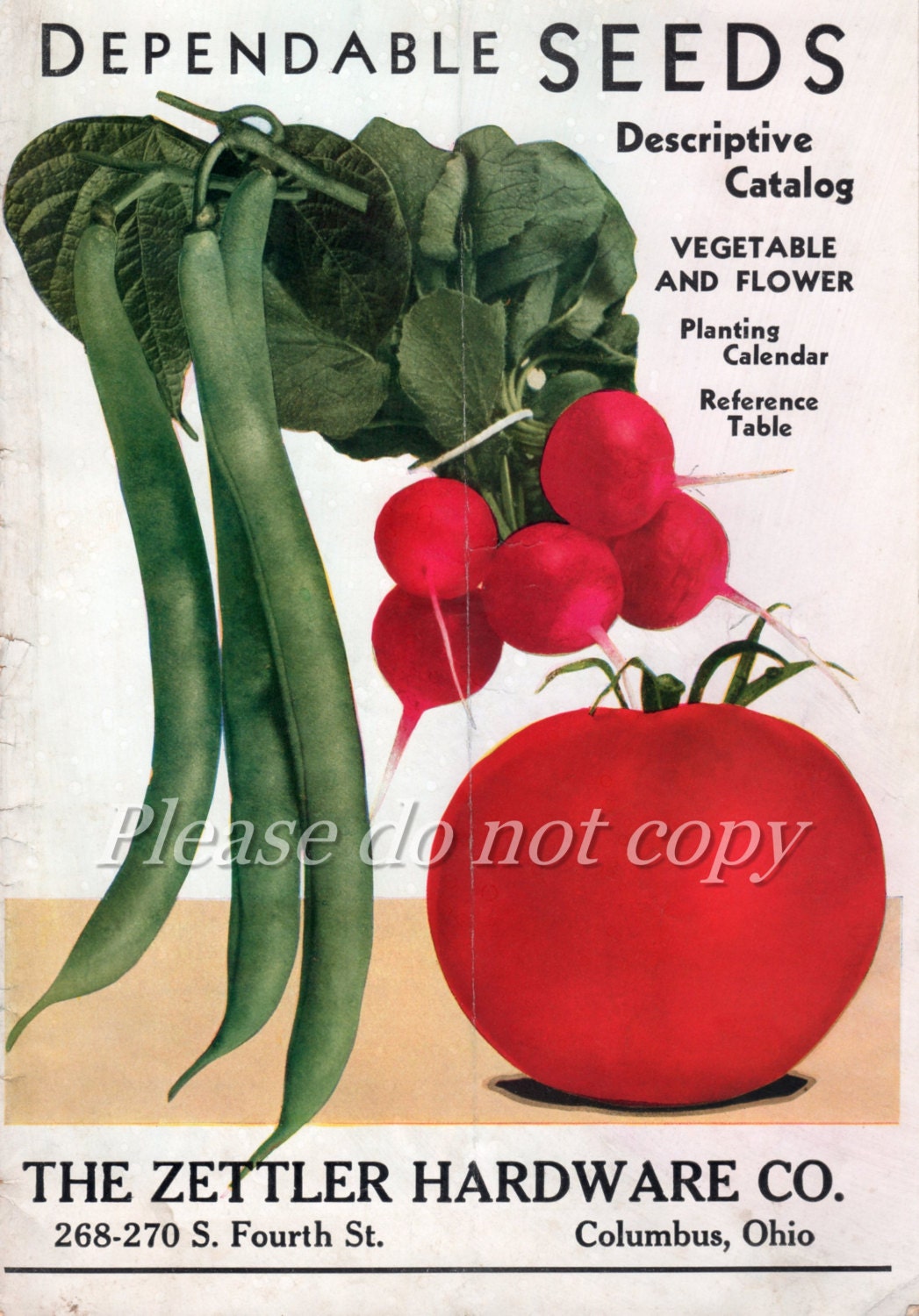 Vintage Seeds Catalog orginal circa 1940s