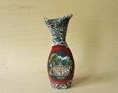 LARGE Mid Century Modern Italian Biomorphic Pottery Vase Meran