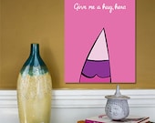 Princess Bubblegum // Adventure Time Minimalist Quote Poster // 11x17 inch Fine Art Print