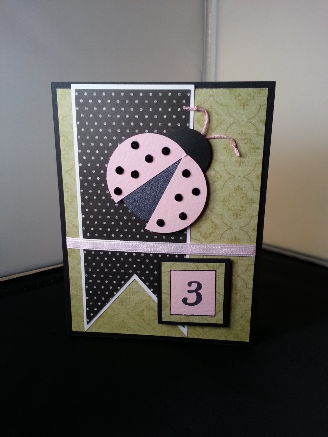 Happy 3rd Birthday Ladybug card