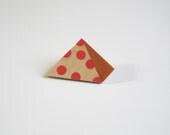 Pyramid brooch - dots