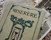 Vintage / Antique Book Miserere / A Musical Story / Mabel Wagnalls