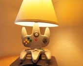 Nintendo N64 Console and Controller Desk Lamp Light Sculpture With Lamp Shade