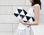 NEW Contrast Triangles Pouch No. LH-201