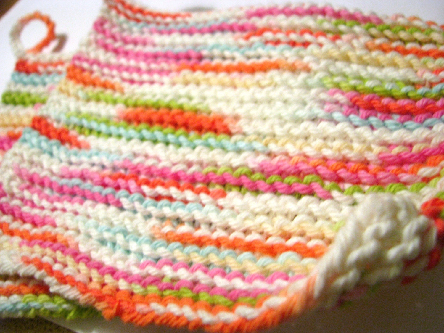 Peppermint Sprinkles Dishcloths (set of 2)
