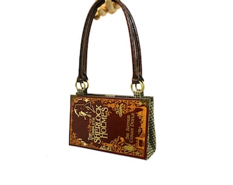 Sherlock Holmes Book Purse - Altered Book clutch Decadence Bookpurse Handbag
