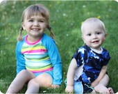 Hang Ten Rash Guard: Rash Guard Sewing Pattern, Swim Shirt Sewing Pattern