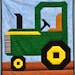 Tractor Quilt Pattern in 3 Sizes - PDF