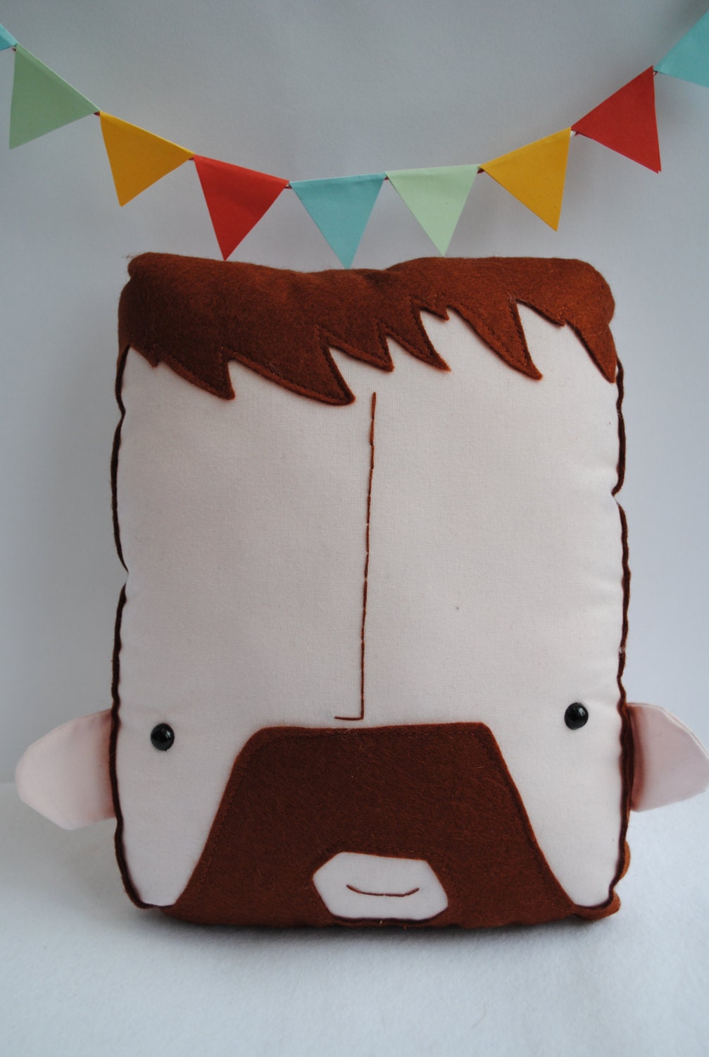 Weirdy Beardy  Man Cushion Plush
