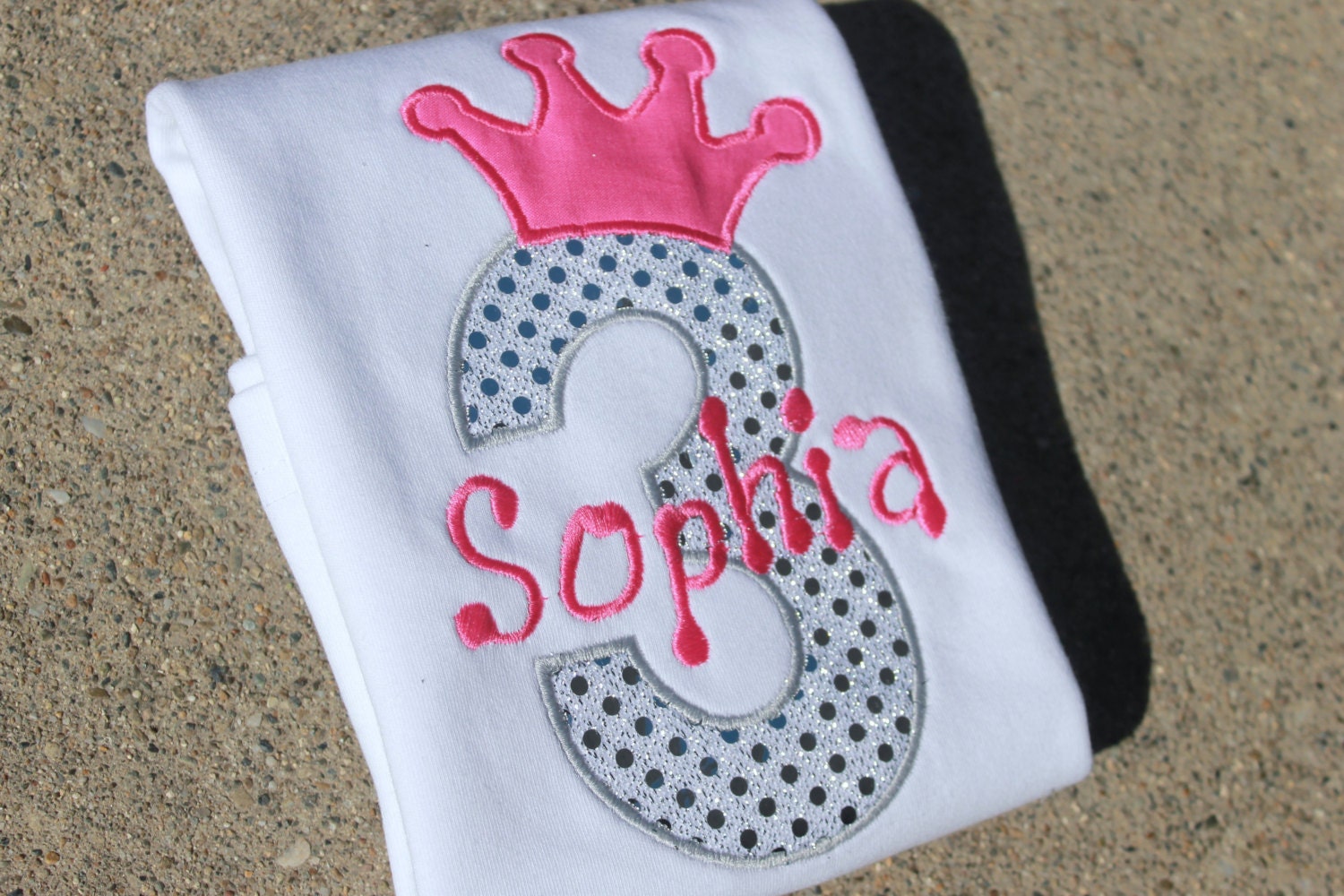 Sequins,Girl,Princess,Prince, Personalized Birthday Shirt or Onesie, 1st birthday, 2nd birthday,  3rd birthday, 4th birthday, 5th birthday