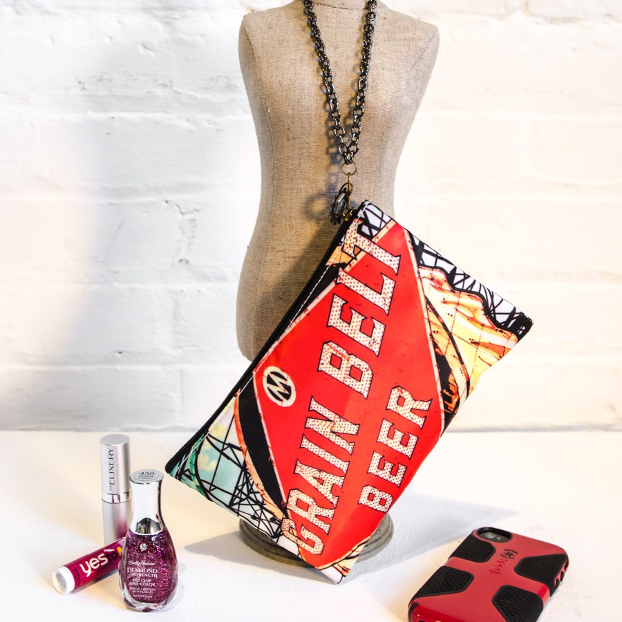 Photo Wristlet Grainbelt Sign Minneapolis Minnesota Icon Great Gift