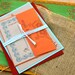 Henna Love - Eco Friendly, Modern Indian Wedding Invitations, Orange, Red, & Aqua - Purchase for a Sample (As Seen on Style Me Pretty)