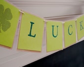 Lucky banner, St Patricks Day Decoration. LUCKY Banner, Irish. Happy St Patricks Day Il_170x135