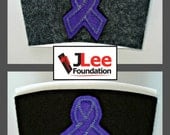 Created for a Cause-JLee Foundation felt Ribbon image drink sleeve