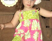 Vivian Knot Dress Sewing Pattern- Instant Download PDF Pattern and Tutorial- Livi Stitches Childrens Sewing Patterns