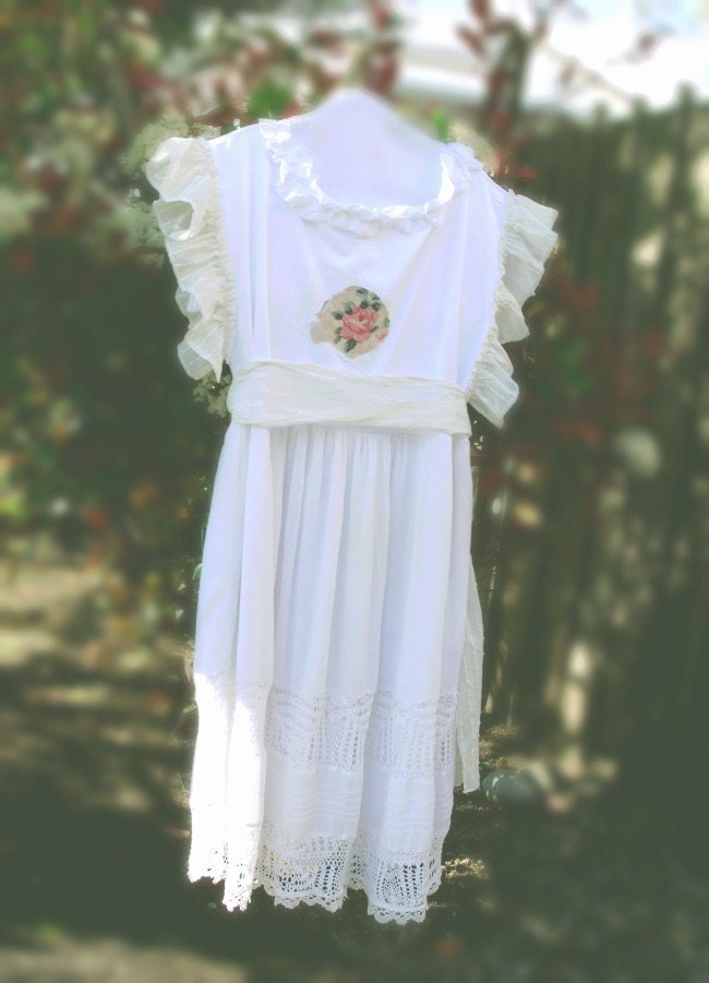 Plus Size Bohemian Wedding Dress Eco Friendly Mori girls Rustic Bridal Cotton 2x 3x 4x