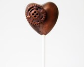 5 Chocolate Lollipops: Rusty Steampunk Love