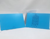 All Just Stories Wordy Police Box Greeting Card