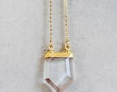 pre-order 5/28 - CRYSTAL point necklace