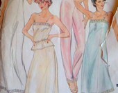 Vintage 1980s Womens Sewing Pattern Lingerie Full and Half Slips Camisole Butterick 3434  Bust 36"