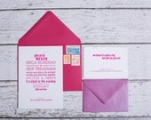 Custom Wedding Invitation - Beach, Destination, The Masonboro