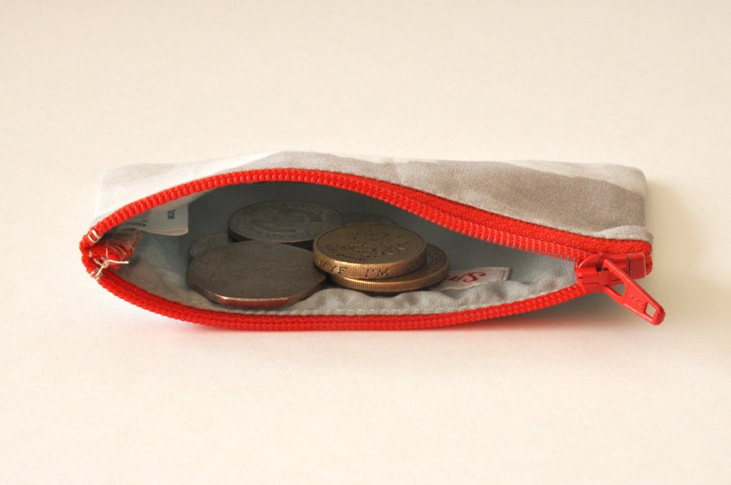cloud coin purse card purse red