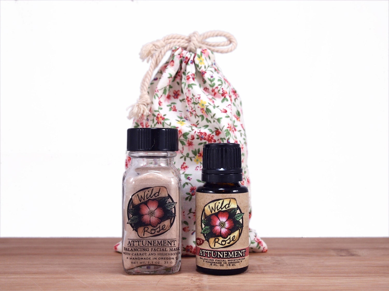 Facial Gift Set Natural Skin Care ATTUNEMENT Aromatherapy Herbal Spa