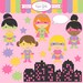 digital clipart superhero clip art super hero girls - Super Girls Clipart