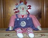 PriMiTiVe FoLk ArT PaTRiOTiC RaGGeDy aNNiE aNN ReD WHiTe BLuE DoLL PrimsGoneWild2013 511