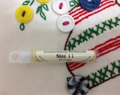 Hand Embroidery and Redwork  needles size 11 Foxglove Cottage Premium Embroidery Needles