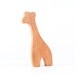 giraffe RATTLE - all natural wooden teething and grasping toy, safari animal playmate for baby, homegrown organic finish