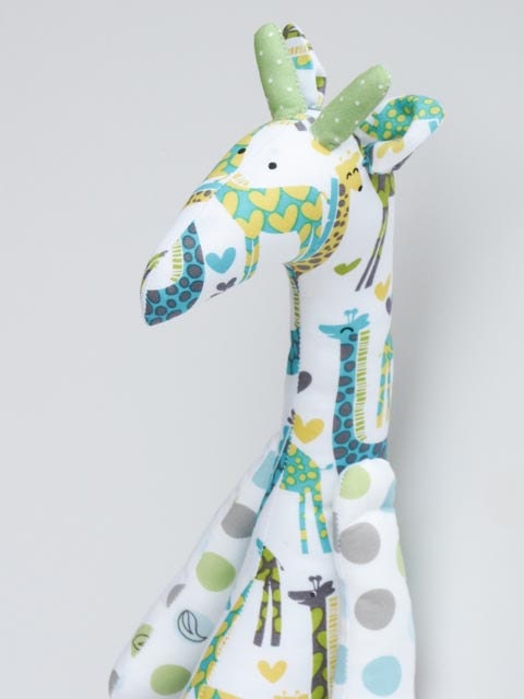 Stuffed giraffe toy plush softie cute giraffe stuffed animal handmade toy for little children for girl boy birthday gift baby shower
