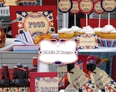 4th of July All American - DIY Printable Party Package - Do-it-Yourself Print - Stars & Stripes - Instant Download Il_170x135