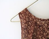 Floral Boho Red Dress - Circa 1990s - Medium - Granny Chic - Maxi Dress - Long - Flowers