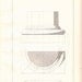 Doric Column Base Shadow Architecture Drawing, Vignola, Steel Engraving 1920s