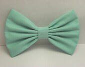 Mint Hair Bow Clip Mint Bow Mint Clip Big Bows Aqua Bow Green Bow Fabric Bow fabric Clip for kids hair bows for women hairbow hairbows