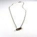 Textured Ellipse Necklace