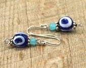 Mini SariBlue Earrings
