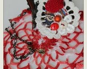 Crochet Necklace Handmade Crochet Miniature
