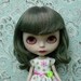 Cute Pink and Green Flowers Dress for 12" Blythe
