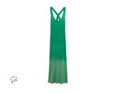 Long X Ombre Dress- Emerald/Mint