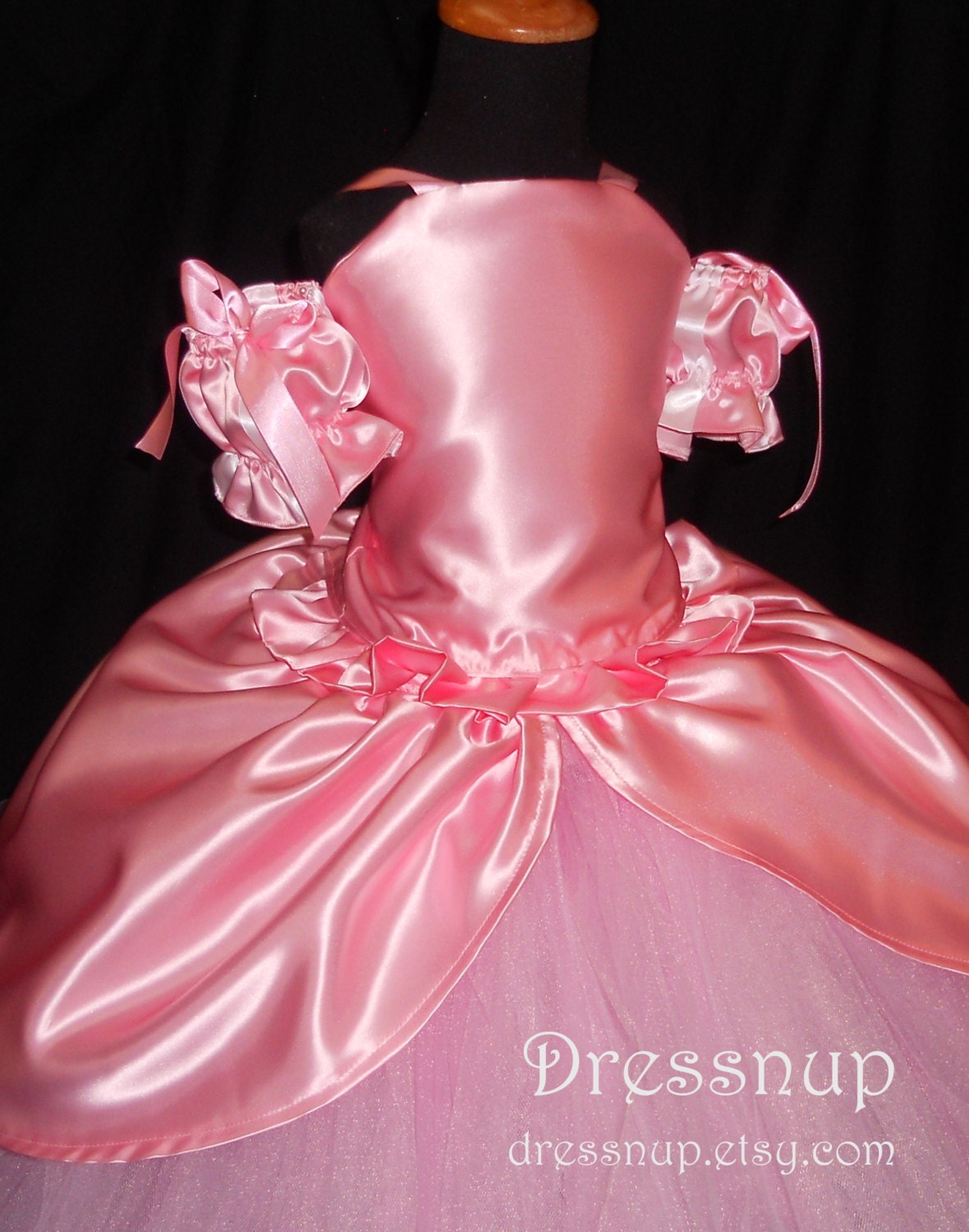 Toddler Girls Pink Princess Dress 12mos - 3T