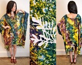 Vintage 90s Tie Dye Batik Tunic