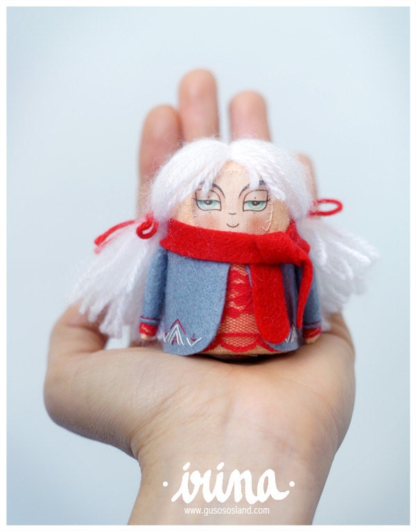Felt art doll Irina