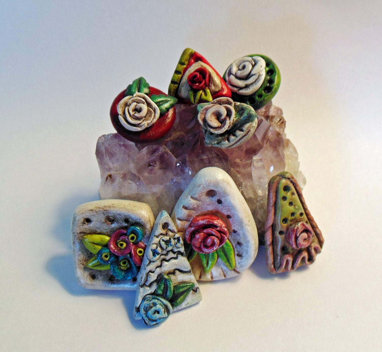 Rose Charms/Pendants