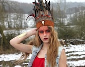 Natural Feather headpiece
