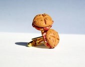 Italian Food Cufflinks, burger, bread, sandwich cuff link, unique cufflink, custom cufflink, personalized cuff link, miniature food