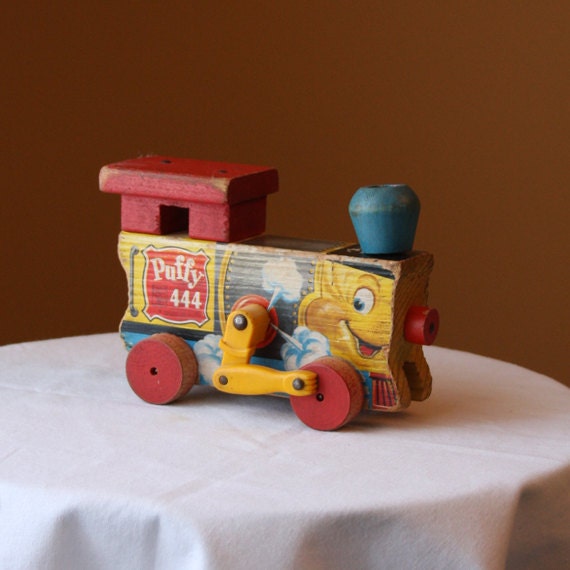 Fisher Price Puffy 444 Train Engine 1951