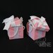 2 Centerpieces - Tiffany Co. Inspired Boxes with Lids - Pink and White - Designed for Rectangular Tables