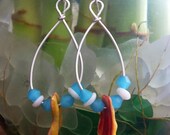 Sunrise shell earrings - Hawaii shell jewelry